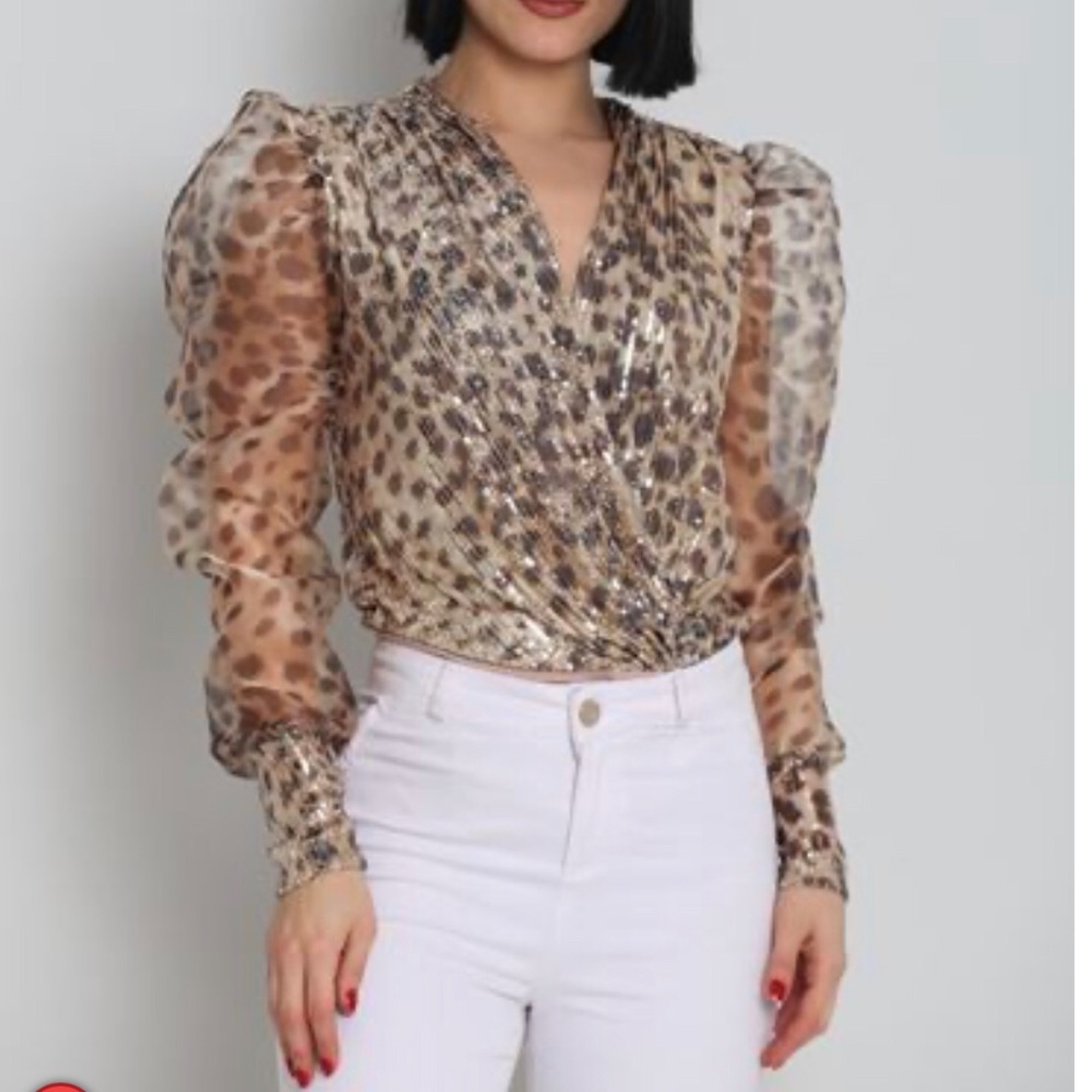 Beautiful sparkle beaded bodysuit